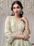 Rajnigandha Short Anarkali with Rajnigandha Lehenga